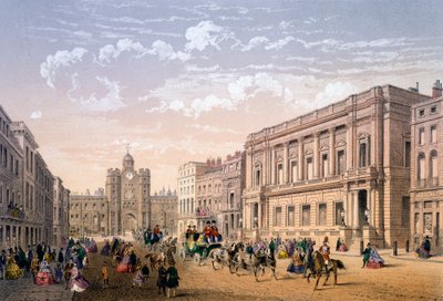 St James Palace and Conservative Club by Achille Louis Martinet